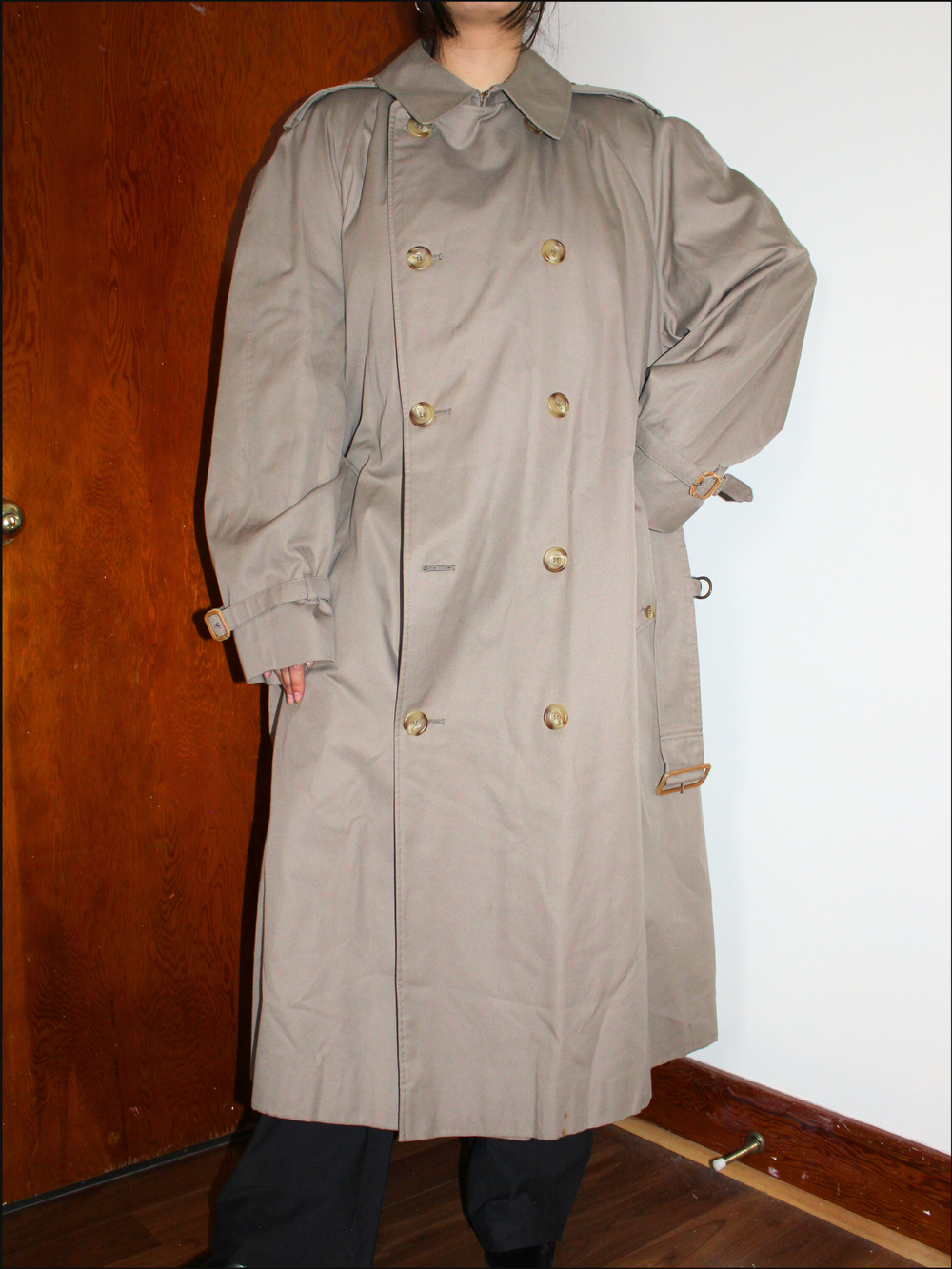 Classic Aquascutum Trench — Men's L — magnetism